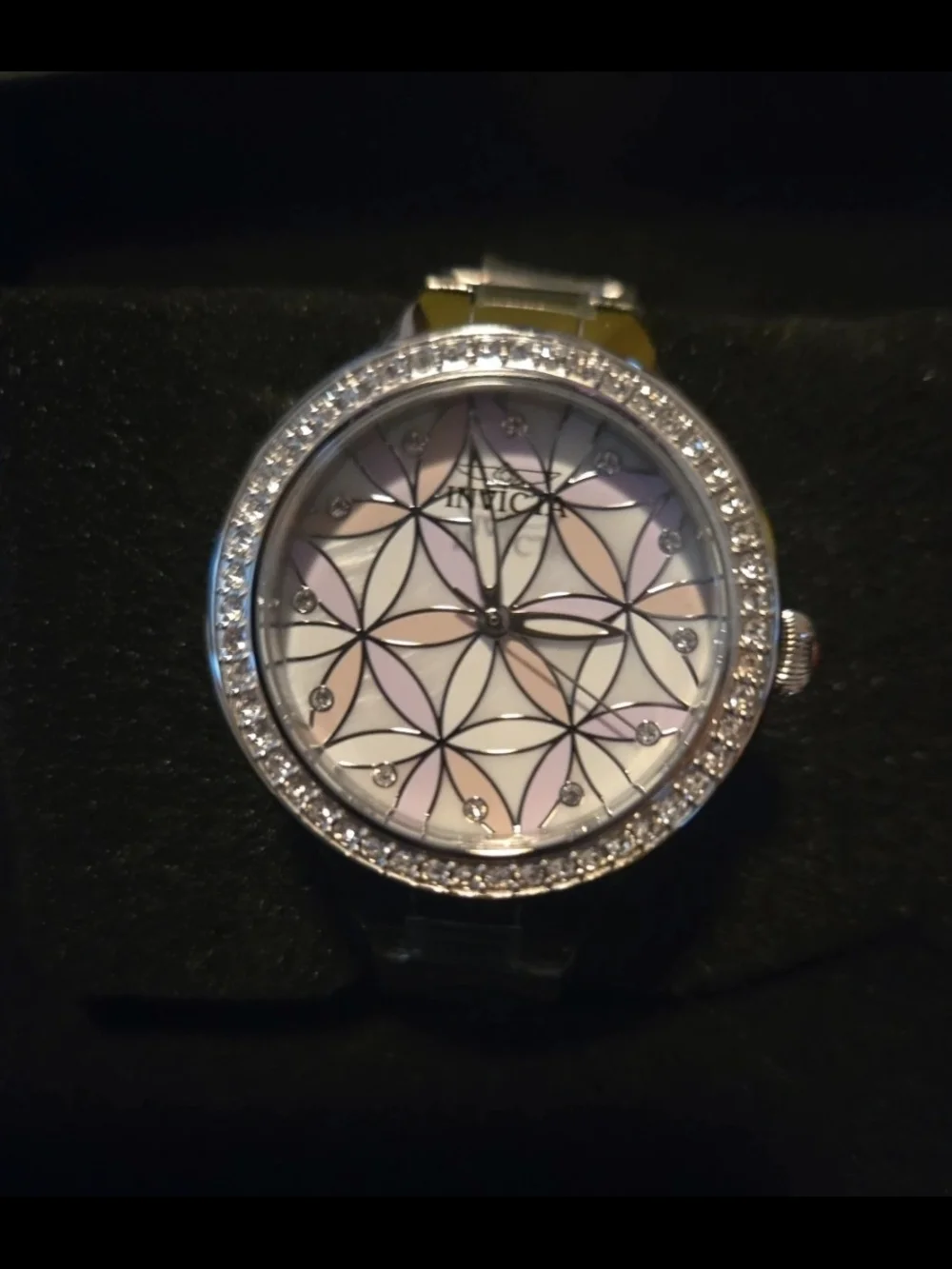 28823 Invicta Wildflower Women's Watch Silver Flower Dial 34mm